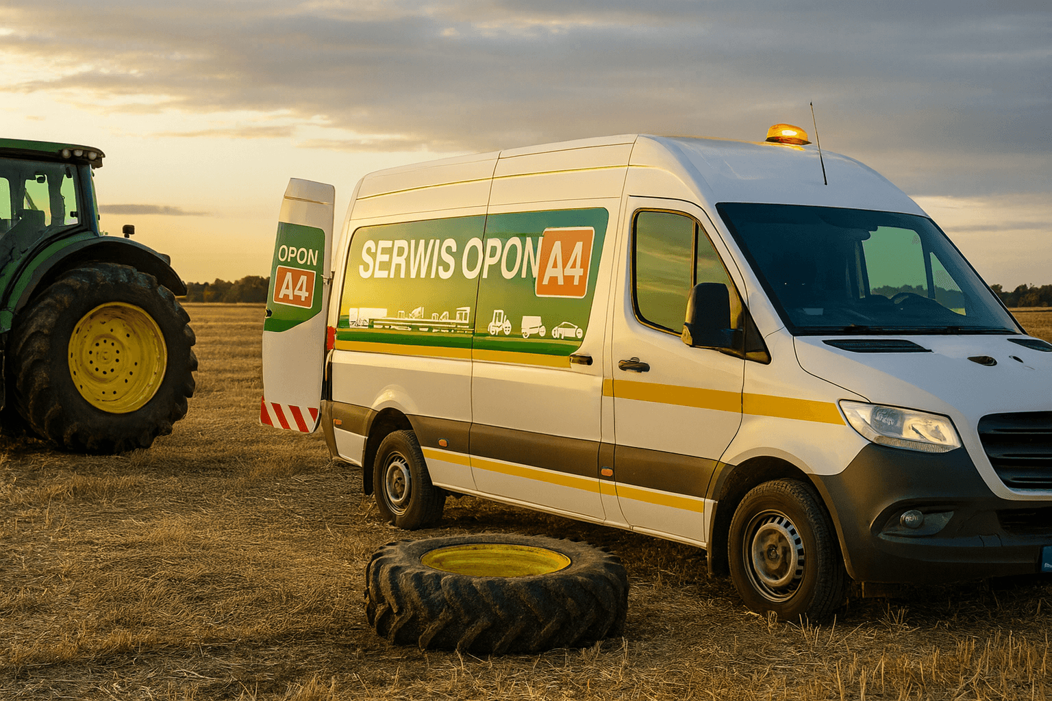 Mobilny serwis opon rolniczych